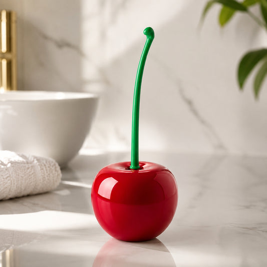 HygiéaBrush Néo - La Brosse WC Cerise en silicone haut de gamme