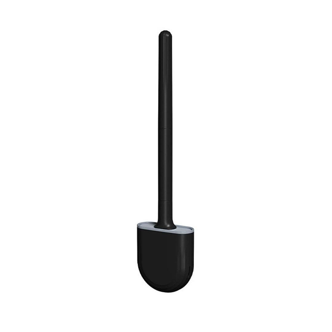 brosse wc noire en silicone