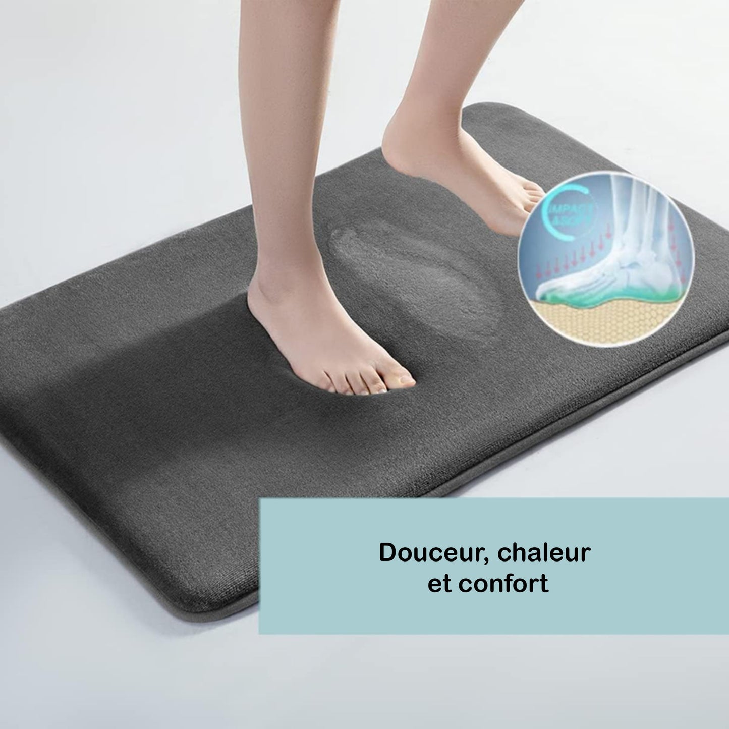 SoftDry PRO - Le Tapis de bain haut de gamme à séchage rapide et antidérapant